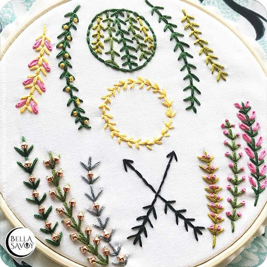 Fern Stitch Embroidery Tutorial