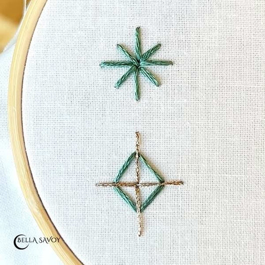 Star Stitch Embroidery Tutorial