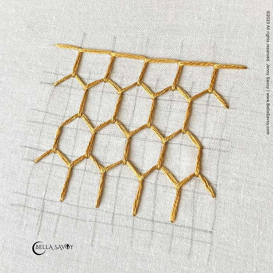 Honeycomb Stitch Tutorial